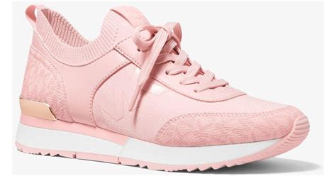 michael kors mixed media sneakers|michael kors sneakers sale women's.